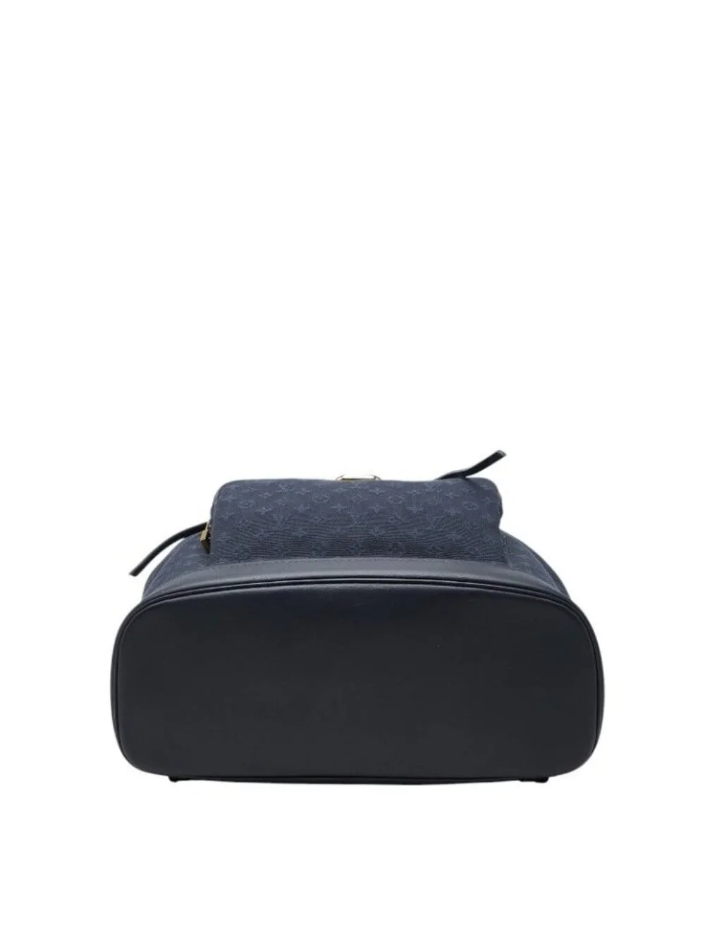 Louis Vuitton Monogram Mini Montsouris GM Backpack Navy Canvas Leather